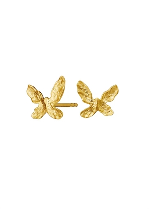 Lavender earrings Forgyldt Maanesten 